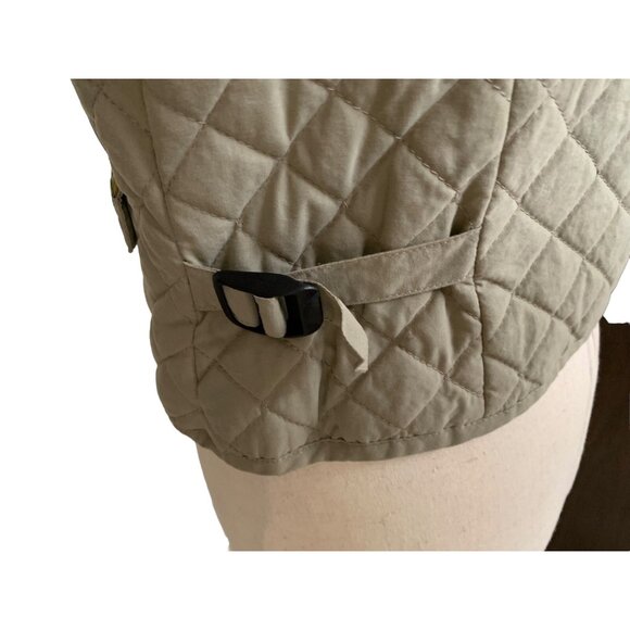 Quilted Outdoor Hunter Fishing Vest w Matching Bandana Ex Officio Ladies Medium - Picture 2 of 15